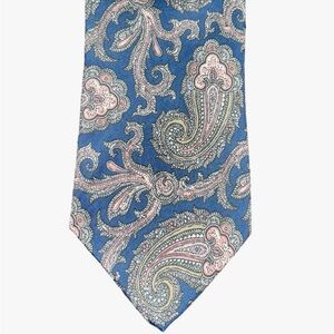 Jos. A. Bank Clothiers Men’s Classic Tie Paisley Blue Pink